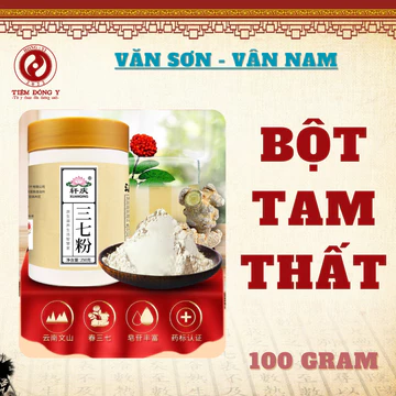 Bột tam thất VĂN SƠN VÂN NAM - Quê hương tam thất của Trung Quốc - Hộp 100g