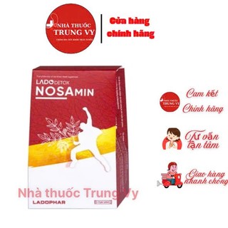 Nước giải rượu bia Ladodetox Nosamin Ladophar(10 gói x 15ml)