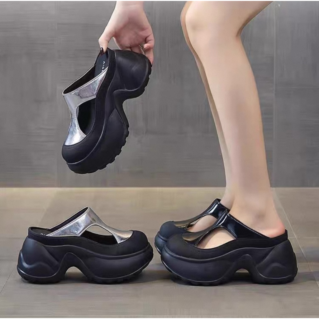 Dép thời trang đế cao 8cm tôn dáng