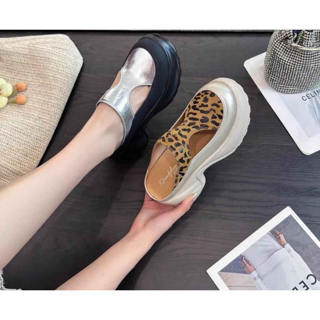 Dép thời trang đế cao 8cm tôn dáng