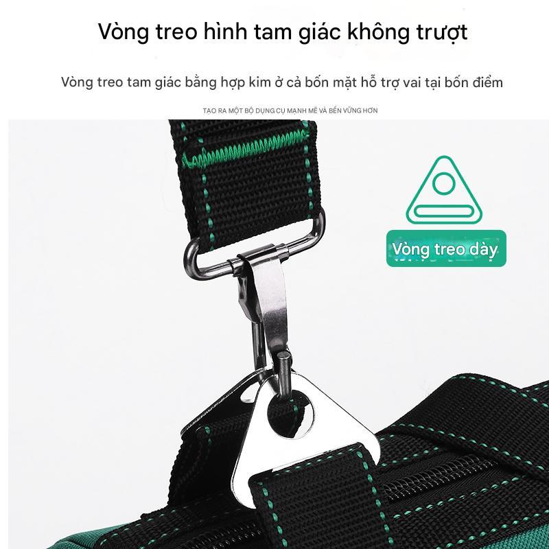 Túi Đựng Đồ Nghề 20 Inch Đế Vải Màu Xanh KIRITO – Chống Thấm, Bền Bỉ, Đa Năng