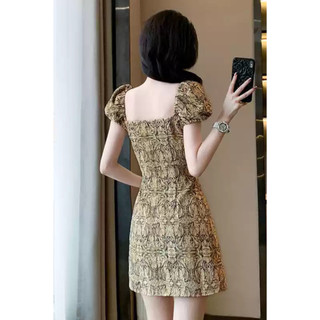 Đầm thiết kế Mylan dress dáng ngắn họa tiết sang trọng