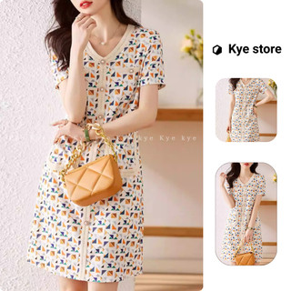 Đầm thiết kế dáng suông in họa tiết KYE Rosella dress
