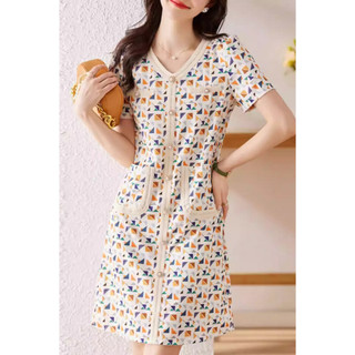 Đầm thiết kế dáng suông in họa tiết KYE Rosella dress