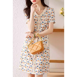 Đầm thiết kế dáng suông in họa tiết KYE Rosella dress