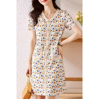 Đầm thiết kế dáng suông in họa tiết KYE Rosella dress
