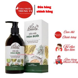 Dầu gội - Dầu xả hoa bưởi La Beauty Lavita giảm gãy rụng, kích thích mọc tóc (300ml)