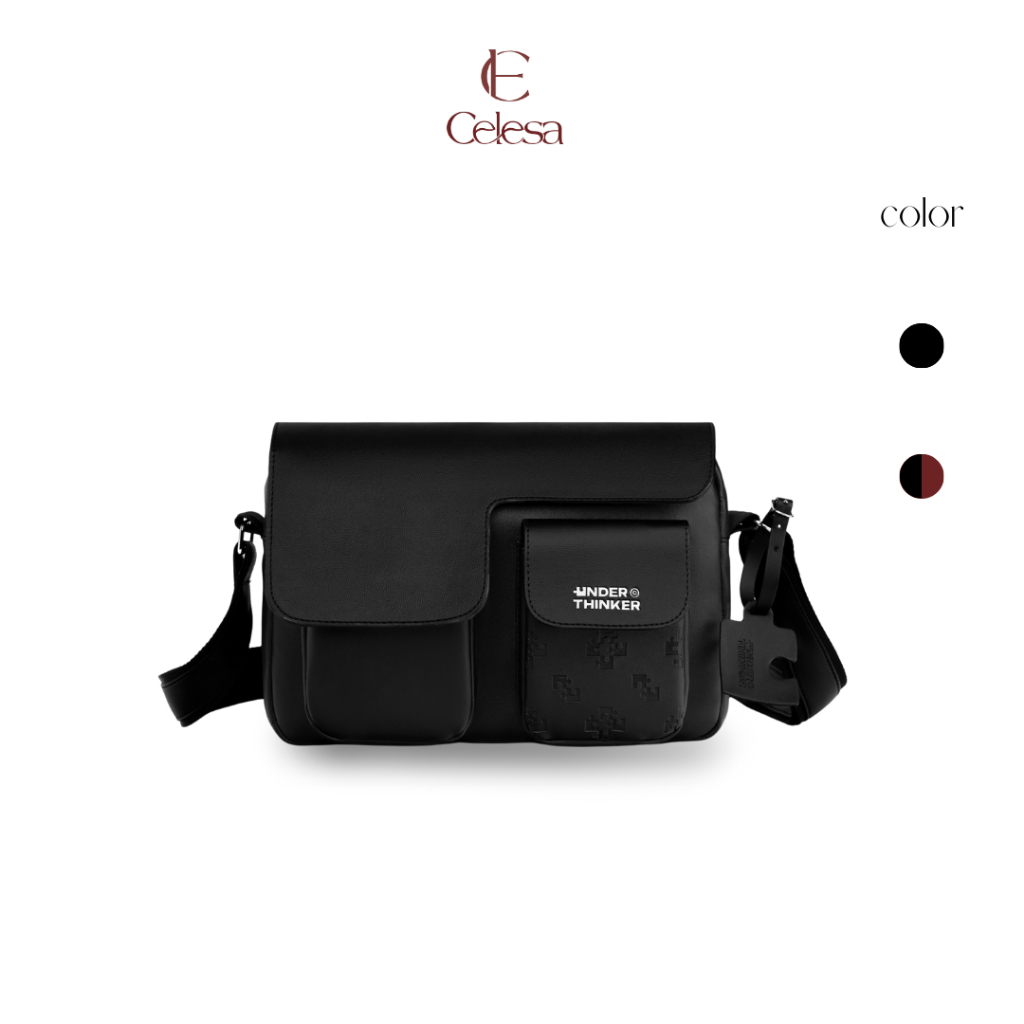 Túi Đeo Chéo Da PU Nam Nữ Monogram DANTE Strap Bag Dập Chìm Cao Cấp Chính Hãng | CELESA