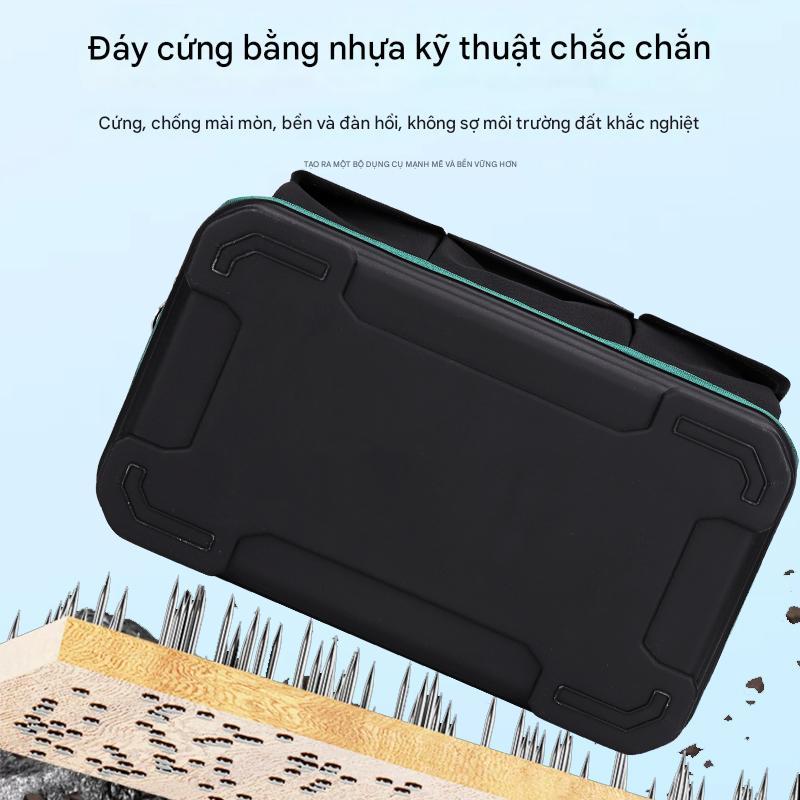 Túi Đựng Đồ Nghề Kirito 20 Inch Dạng Chữ A - Vải Oxford  Chống Thấm, Đế Nhựa, Nhiều Ngăn Tiện Dụng
