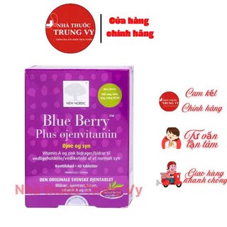 Viên uống bổ mắt Blue Berry Plus Ojenvitamin New Nordic