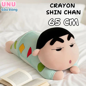 Gấu Bông Shin Chan Nằm 65cm,Gối Tựa Lưng Cray On Shin Chan Mặc Quần Áo Ngủ Dễ Thương sẽ