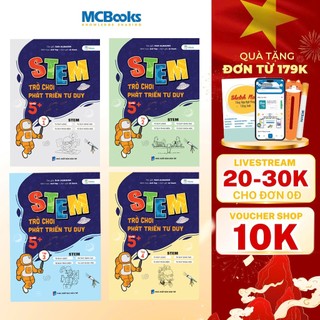 Sách - STEM – Trò Chơi Phát Triển Tư Duy Tuổi 5+