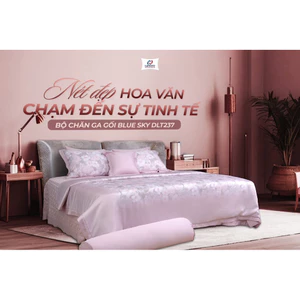 Bộ ga nệm Hanvico Blue Sky DLT237 - Tencel 40s