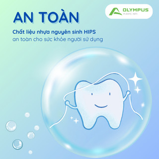 [ COMBO 12 túi ] tăm chỉ nha khoa OLYMPUS - Sản phẩm vệ sinh răng miệng hàng VIỆT NAM chất lượng cao