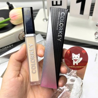 [COLORKEY] Kem Che Khuyết Điểm COLORKEY Vỏ Đen Dạng Lỏng, Mỏng Nhẹ, Cover All Concealer, 6ml