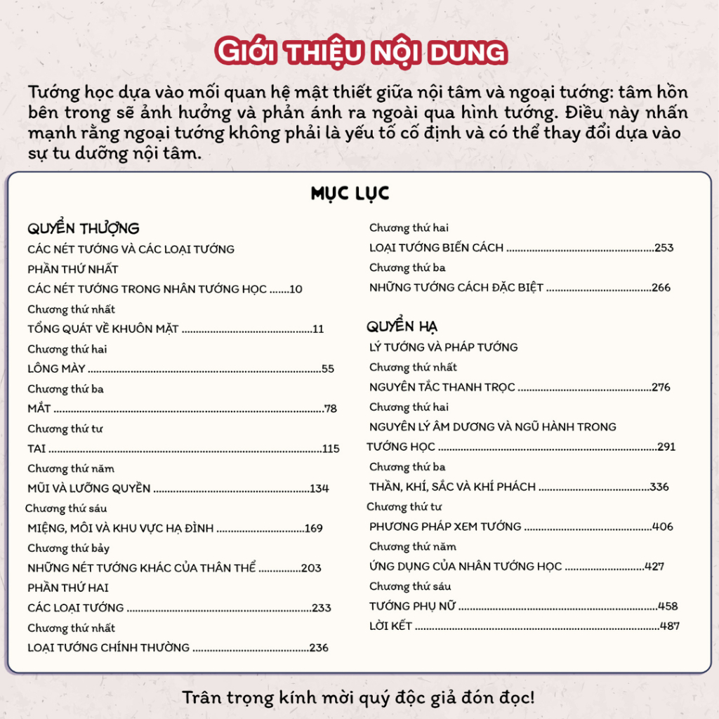 Sách - Nhân Tướng Học - Nhà Xuất Bản Tri Thức