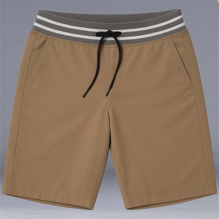 Quần short kaki nam lưng thun Thái chất co giãn vải đẹp, đường may tỉ mỉ bền màu form chuẩn Akira