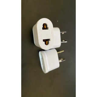 1 phích chuyển sang 2 chân chéo sử dụng ở Úc, Trung Quốc, New Zealand và Mỹ
