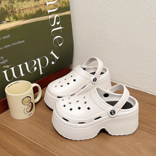 Dép nữ đế cao 8cm Mita form trơn cá tính kiểu sandal quai hậu CS-192