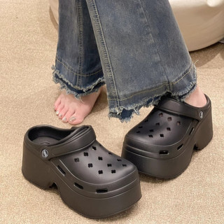 Dép nữ đế cao 8cm Mita form trơn cá tính kiểu sandal quai hậu CS-192