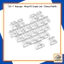 Bộ 21 Keycaps Trái Tim - Nhựa PC Cao Cấp - Cherry Profile
