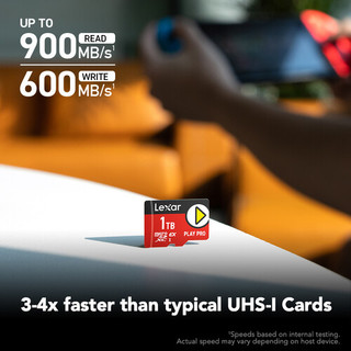 Thẻ nhớ Lexar Play Pro microSDXC Express 256GB - 1TB, Tốc độ đọc 900Mb/s, Cho máy chơi game, Nintendo Switch