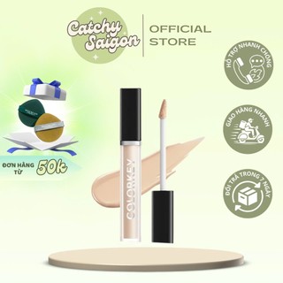 [COLORKEY] Kem Che Khuyết Điểm COLORKEY Vỏ Đen Dạng Lỏng, Mỏng Nhẹ, Cover All Concealer, 6ml
