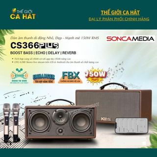 CS366PLUS Loa Karaoke Di Động 150W ACNOS Soncamedia