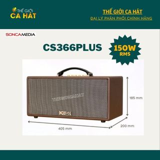 CS366PLUS Loa Karaoke Di Động 150W ACNOS Soncamedia