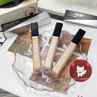 [COLORKEY] Kem Che Khuyết Điểm COLORKEY Vỏ Đen Dạng Lỏng, Mỏng Nhẹ, Cover All Concealer, 6ml