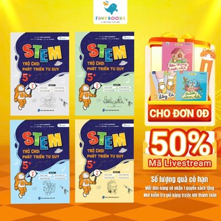 Sách - STEM – Trò Chơi Phát Triển Tư Duy Tuổi 5+ - TKBooks