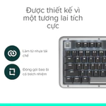 Bàn phím cơ không dây Logitech Alto Keys K98M - Đệm hấp thụ rung động, đèn nền, Bluetooth, Sạc USB-C — ảnh 8