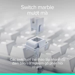 Bàn phím cơ không dây Logitech Alto Keys K98M - Đệm hấp thụ rung động, đèn nền, Bluetooth, Sạc USB-C — ảnh 4