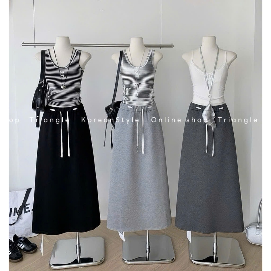 TRIANGLE - Win Skirt (Cân nhắc kỹ, return is not welcomed)- Chân váy thể thao Hàn Quốc phong cách thanh lịch