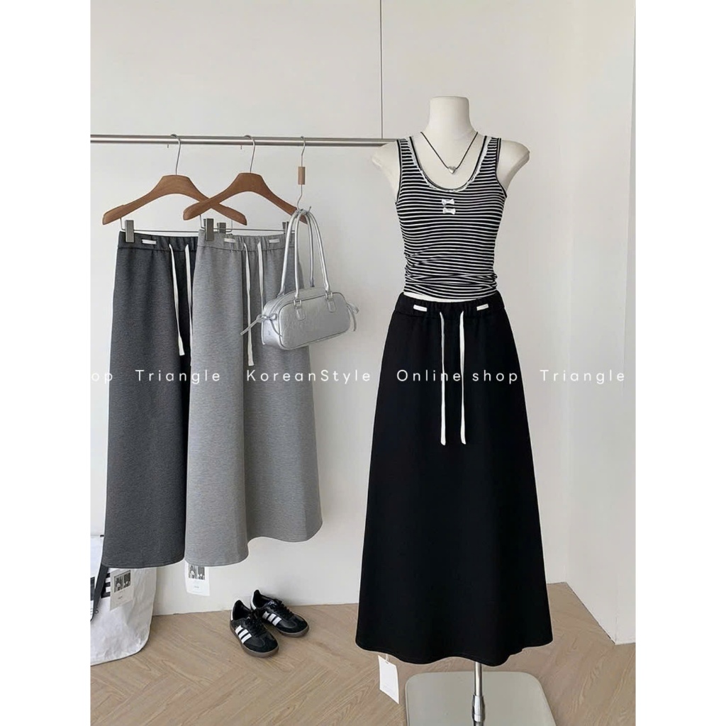 TRIANGLE - Win Skirt (Cân nhắc kỹ, return is not welcomed)- Chân váy thể thao Hàn Quốc phong cách thanh lịch