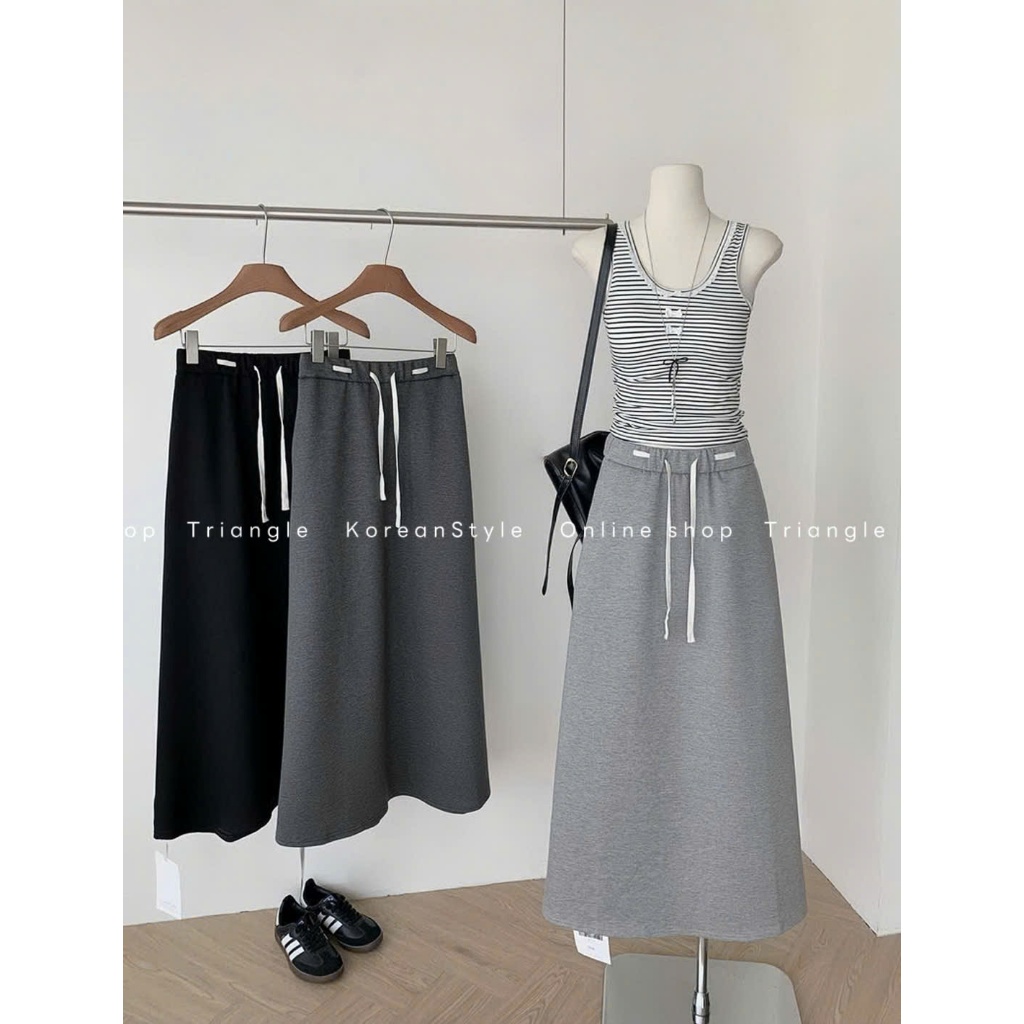 TRIANGLE - Win Skirt (Cân nhắc kỹ, return is not welcomed)- Chân váy thể thao Hàn Quốc phong cách thanh lịch