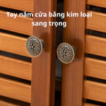 Tủ giày gỗ tre 6,7 tầng cánh mở cửa thoáng khí, tủ giày dép thông minh 3,4 cánh có hộp đựng đồ tiện lợi — ảnh 5