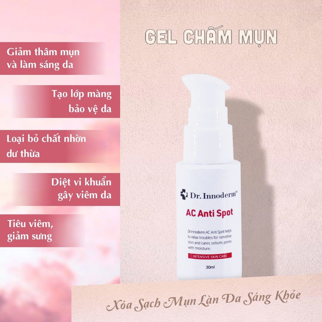[Dr.Innoderm]_Gel chấm mụn_Ac Anti Spot 30ml_Sản phẩm chính hãng_Xuất VAT 100%