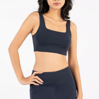 Áo Bra thể thao tập yoga gym siêu đàn hồi hút ẩm nhanh cổ chữ V ONOFF 16UD23A207