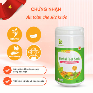 Muối Ngâm Chân Thảo Dược IVF Bảo Nhiên Giảm Tê Chân Tay Phù Nề Giữ Ấm Giúp Ngủ Ngon 500g