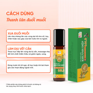 Thanh Lăn Đuổi Muỗi Khuynh Diệp Bảo Nhiên Bảo Vệ Da Làm Dịu Vết Côn Trùng Cắn Giảm Sưng Ngứa 10ml