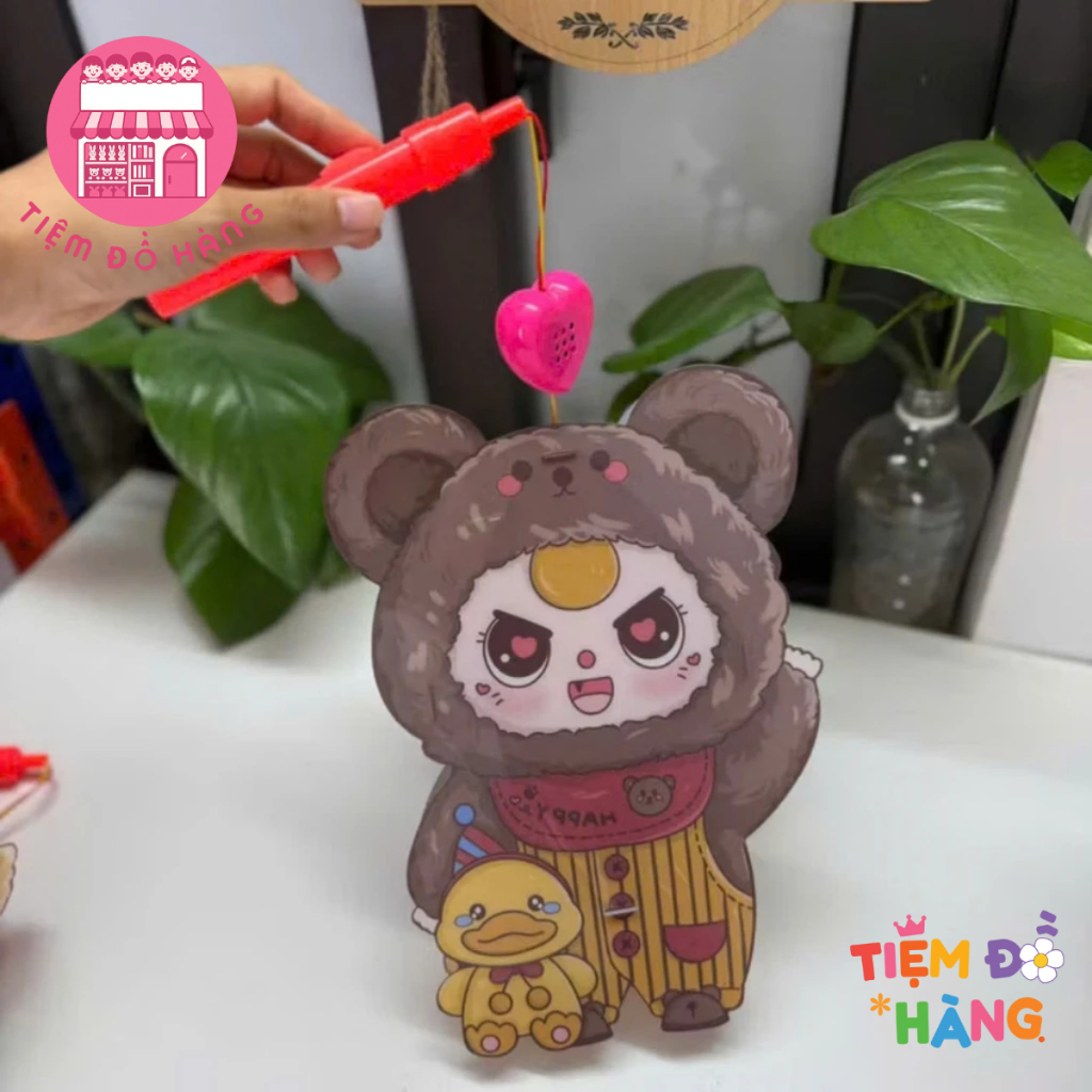 Lồng Đèn Trung Thu 2 Mãnh Baby Three Có Đèn Nhạc