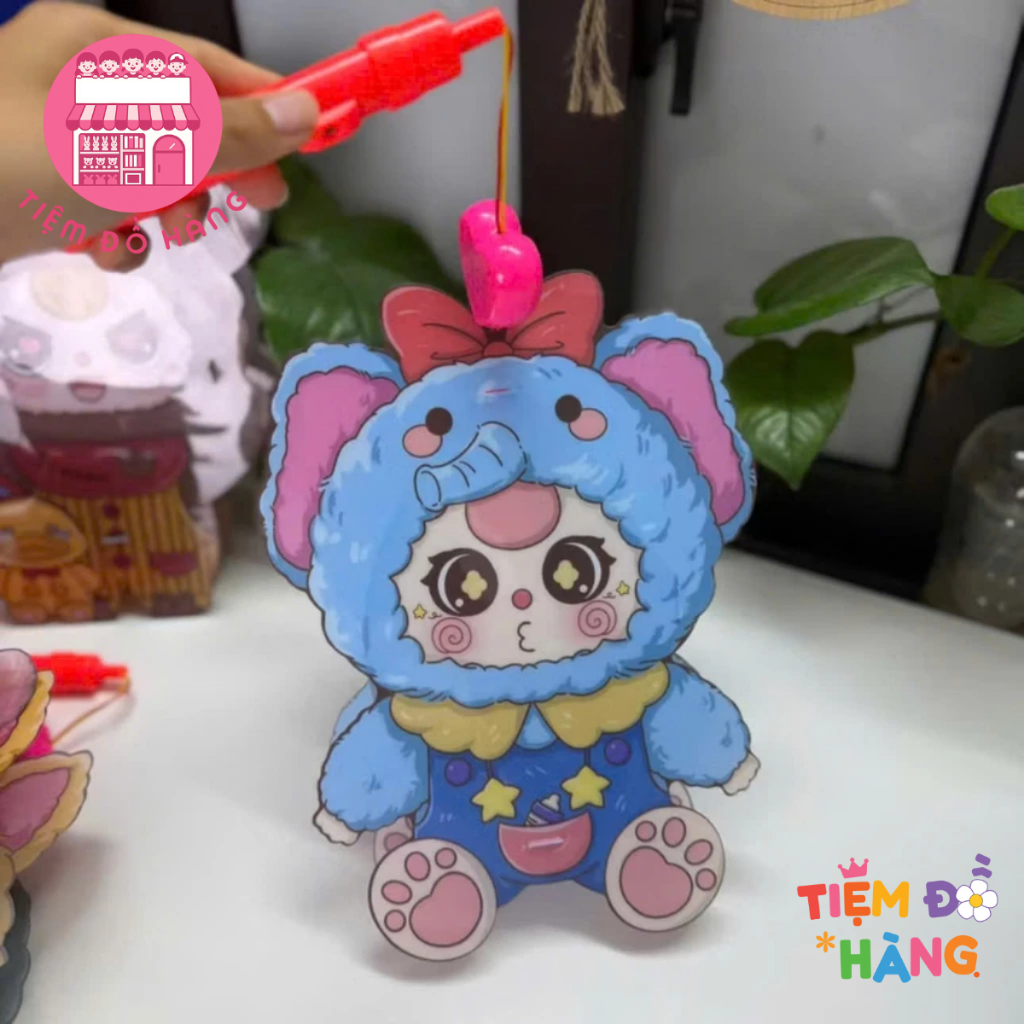 Lồng Đèn Trung Thu 2 Mãnh Baby Three Có Đèn Nhạc