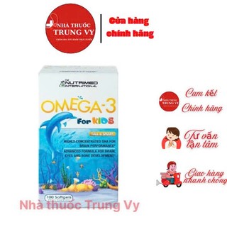 Dầu Cá Cho Trẻ Em Omega 3 For Kids Nutrimed International (Hộp 100 Viên)