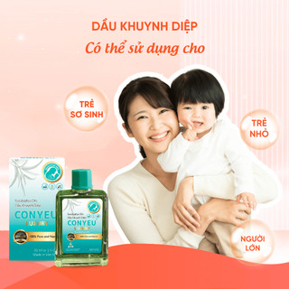 Dầu Khuynh Diệp Con Yêu Luxury Giữ Ấm Cơ Thể Làm Dịu Da Pha Nước Tắm Cho Trẻ Sơ Sinh 30ml