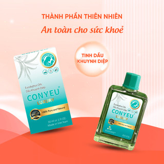 Dầu Khuynh Diệp Con Yêu Luxury Giữ Ấm Cơ Thể Làm Dịu Da Pha Nước Tắm Cho Trẻ Sơ Sinh 30ml