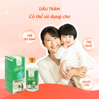 Dầu Tràm Con Yêu Giữ Ấm Cơ Thể Ngừa Cảm Lạnh Làm Dịu Vết Côn Trùng Cắn Cho Bé 50-100ml