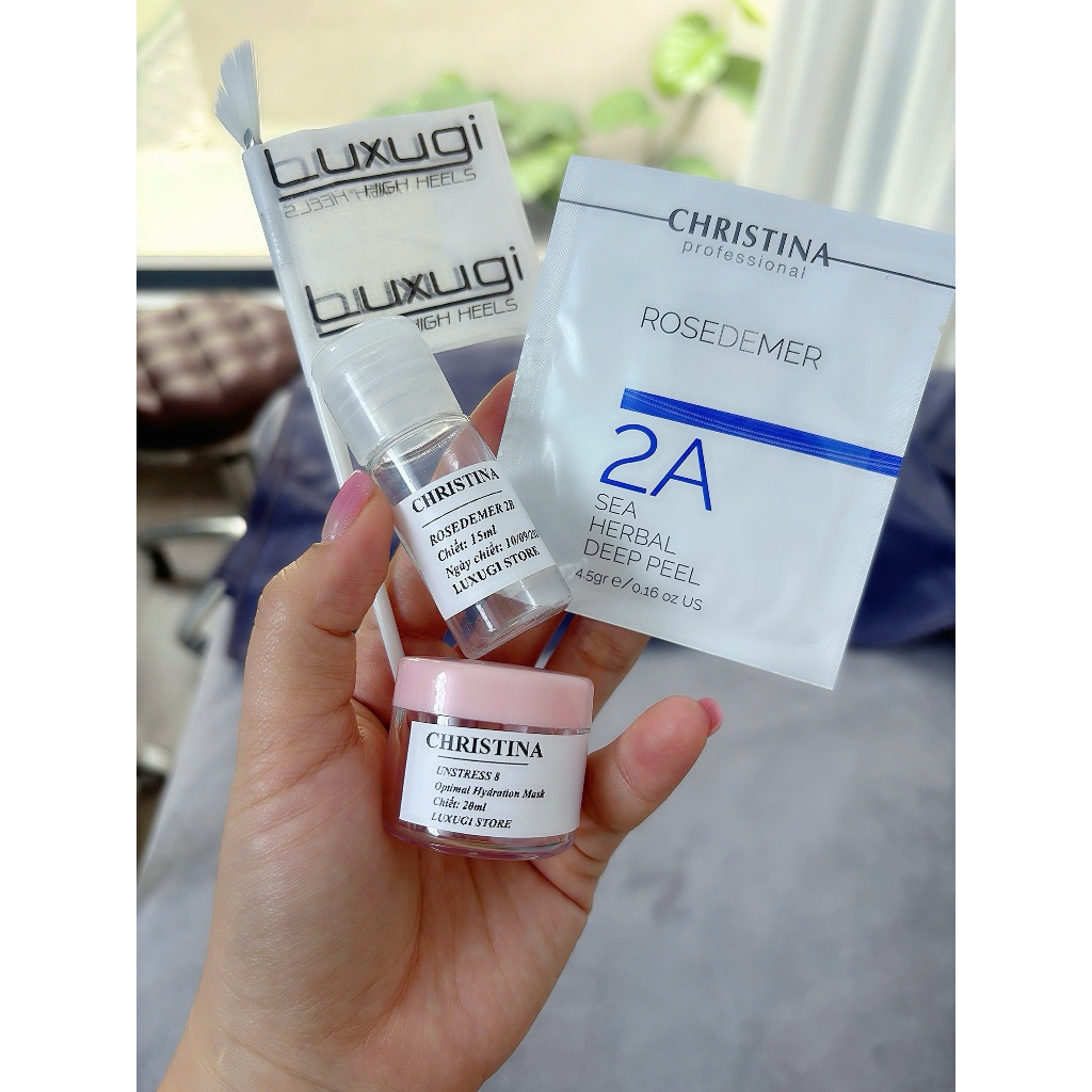 CHÍNH HÃNG] Christina Rosedemer 2A+2B sea herbal deep peel kit 