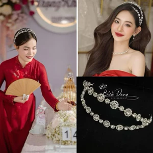 🔥🔥🔥Bờm cài tóc cô dâu xinh|PHUKIENCUOIYENLINH
