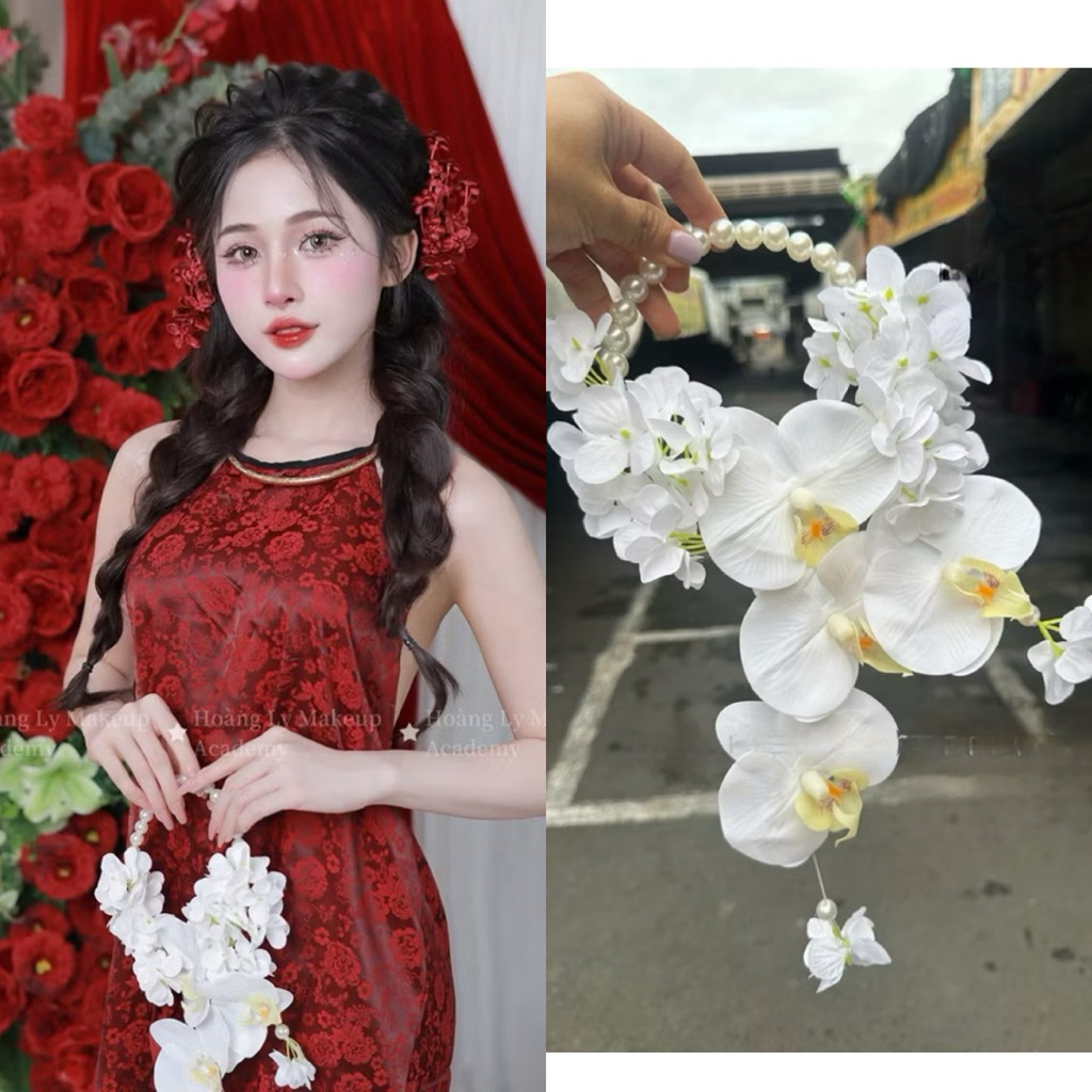 🪅🪅🪅Hoa lan cầm tay cô dâu mẫu xinh mới-TT1221|PHUKIENCUOIYENLINH